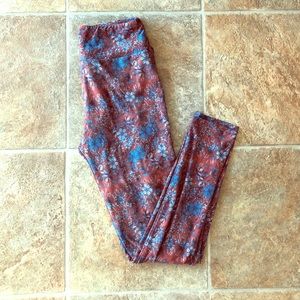 Lularoe one size Floral Leggings